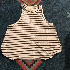 Billabong Striped Crop Tank